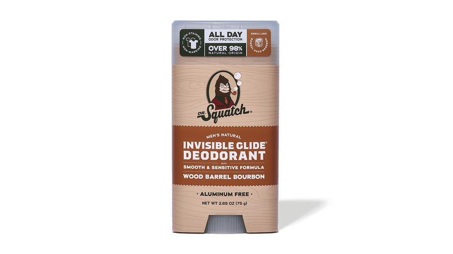 Wood Barrel Bourbon Invisible Glide Deodorant - Classic Notes