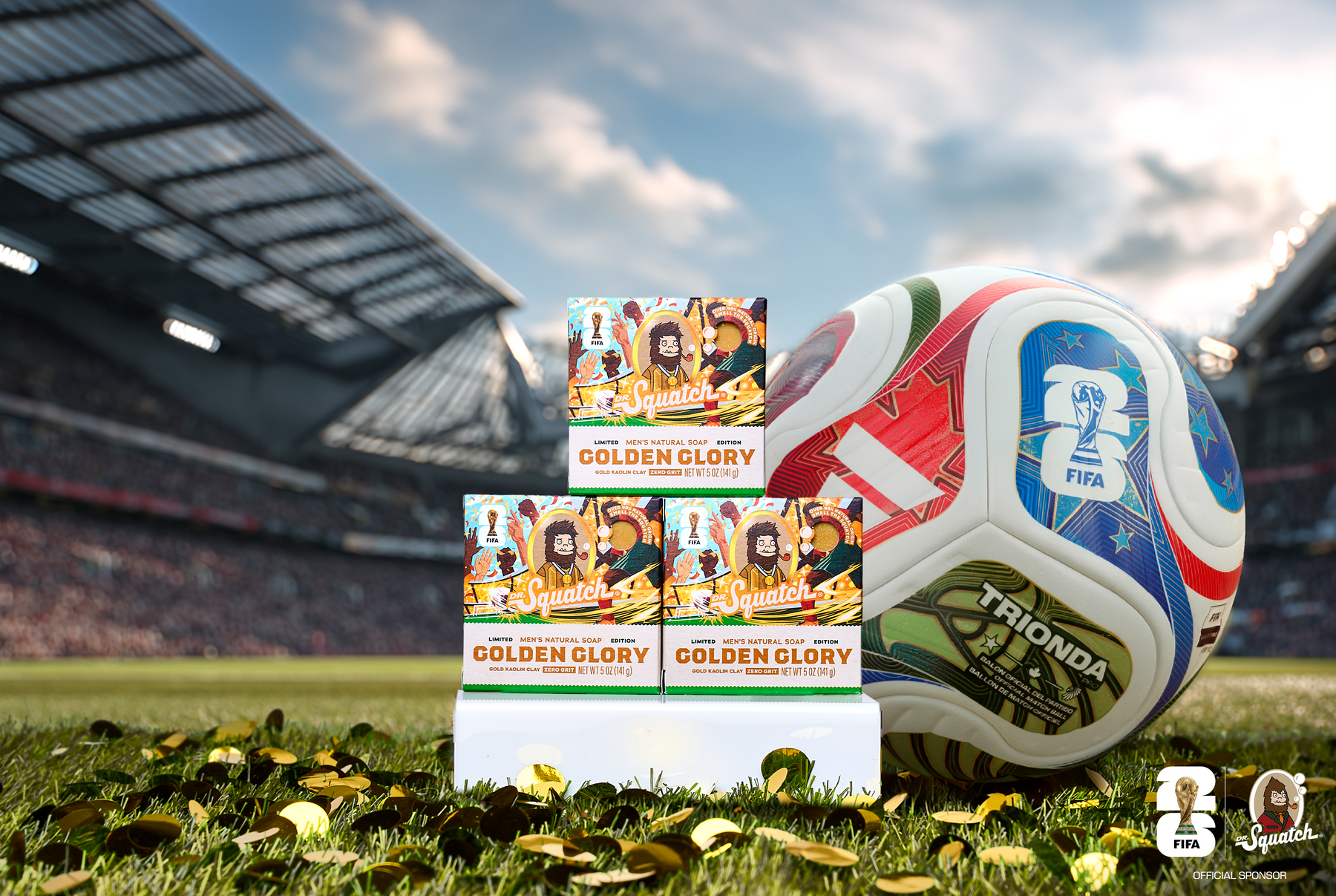 FIFA Golden Glory 3-Pack Bar Soap Bundle - Fresh Pair