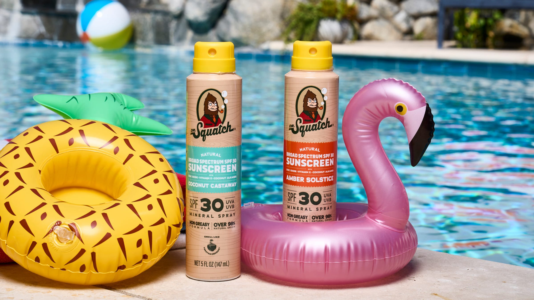 Dr. Squatch Spray | SPF 30 UVA/UVB Protection | Non-Greasy Mineral Sunscreen for Men - Gentle Reset