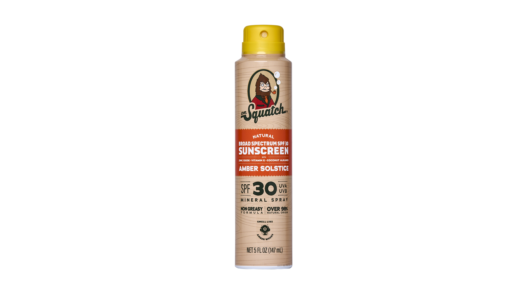 Dr. Squatch Spray | SPF 30 UVA/UVB Protection | Non-Greasy Mineral Sunscreen for Men - Gentle Reset