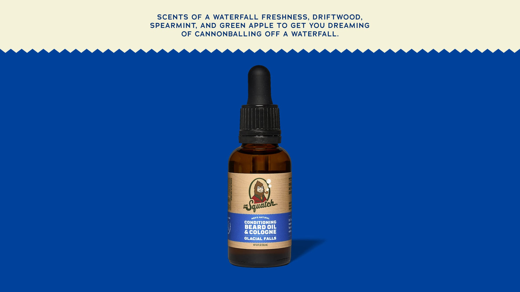 Conditioning Beard Oil & Cologne Glacial Falls - Clean Comfort