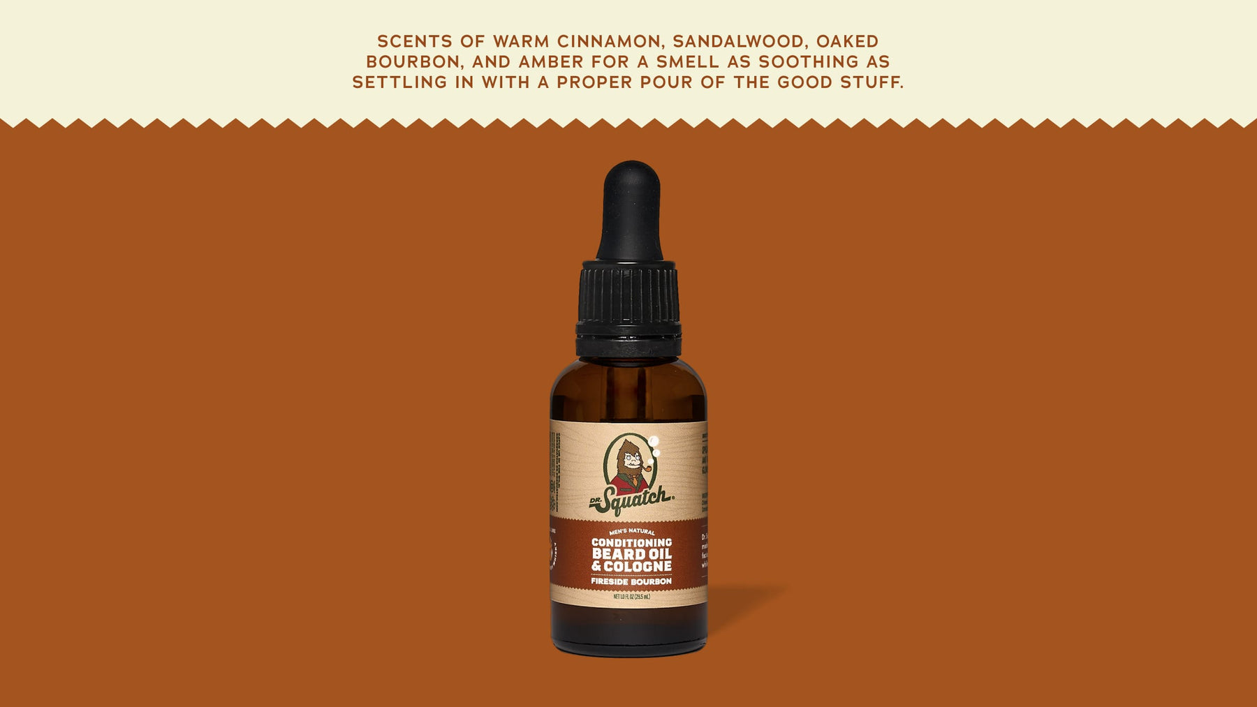Conditioning Beard Oil & Cologne Fireside Bourbon - Daily Scent