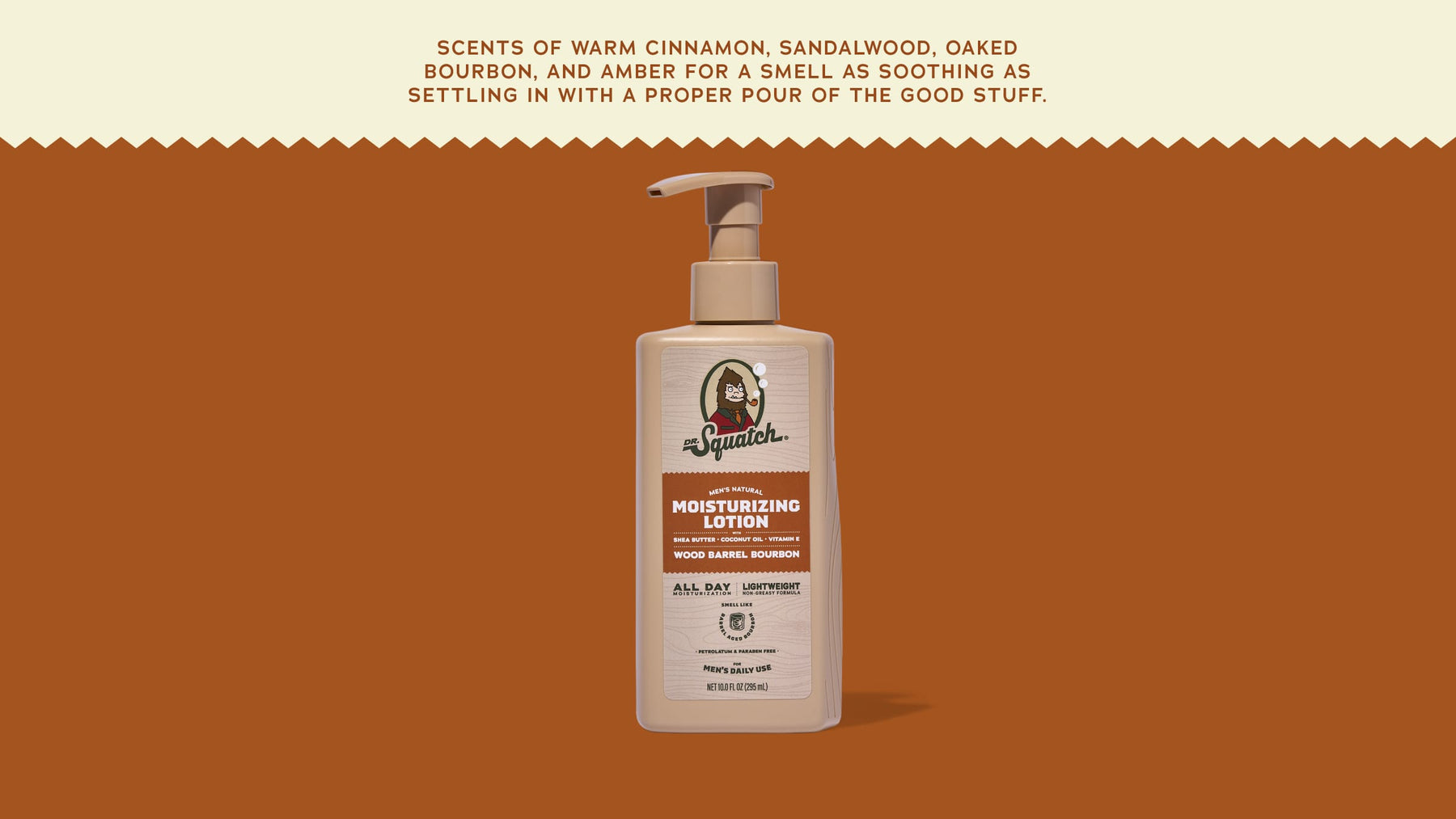 Wood Barrel Bourbon Lotion - Daily Glow