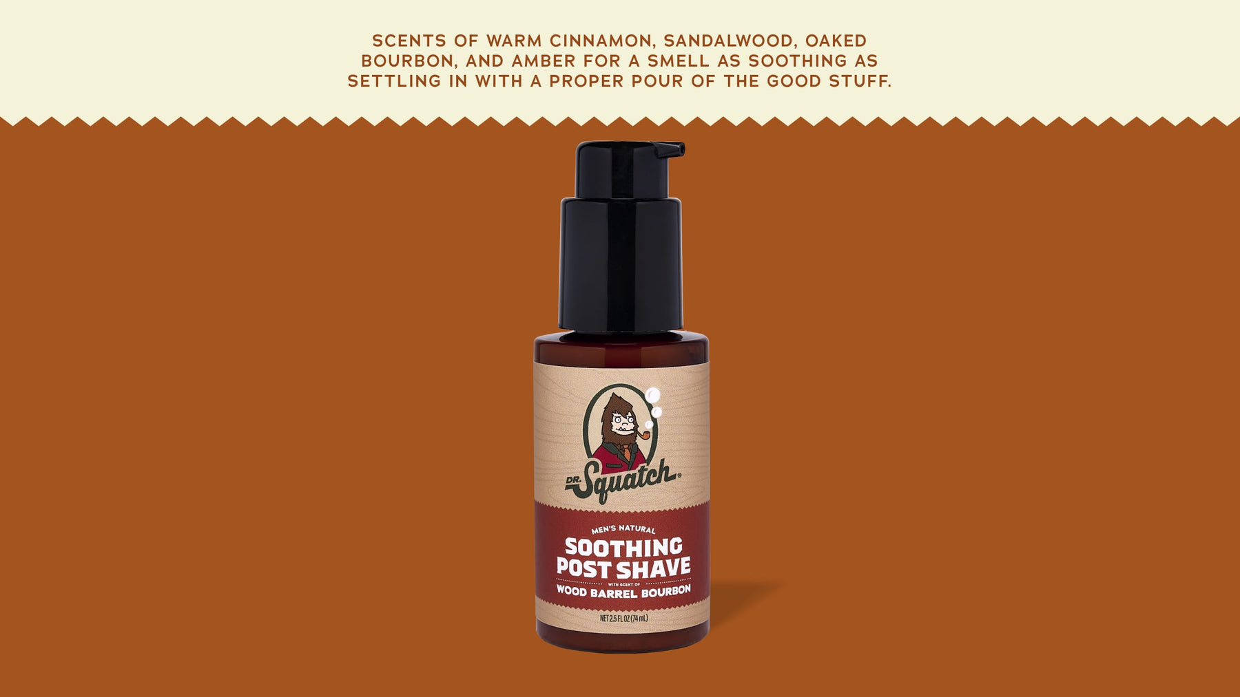Soothing Post Shave Wood Barrel Bourbon - Smooth Shave