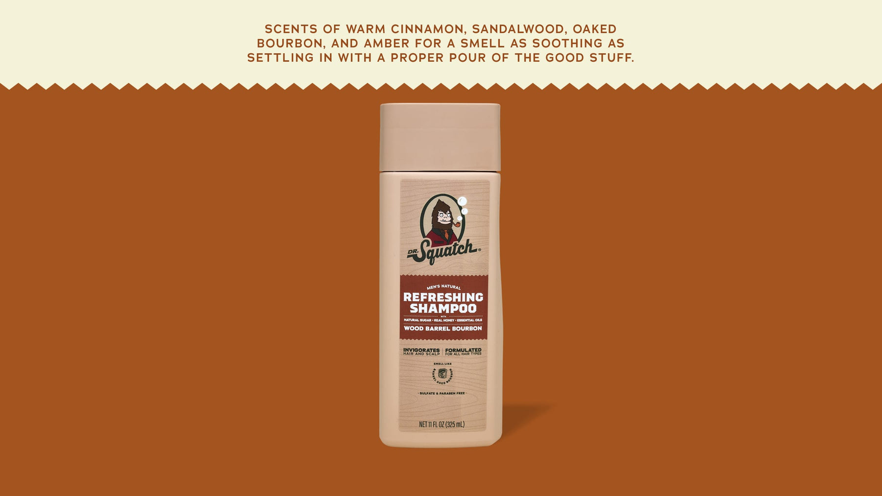 Wood Barrel Bourbon Shampoo - Home Glow