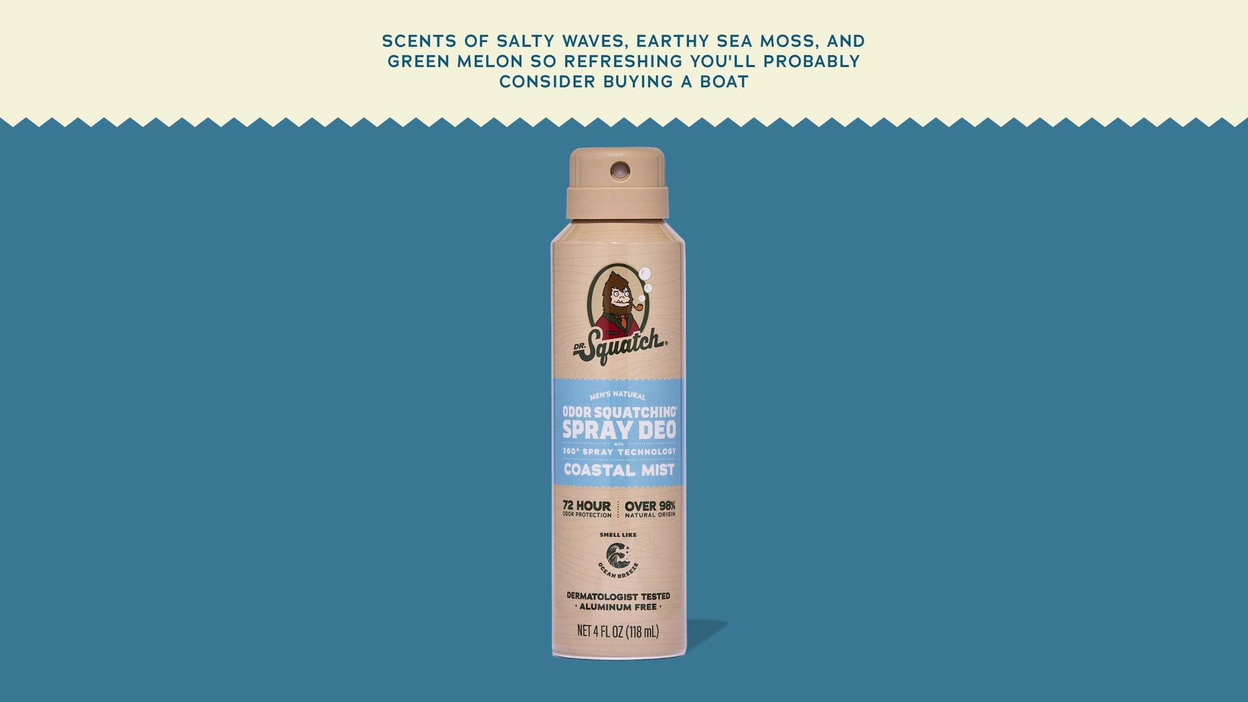 Coastal Mist Spray Deodorant - Daily Scent