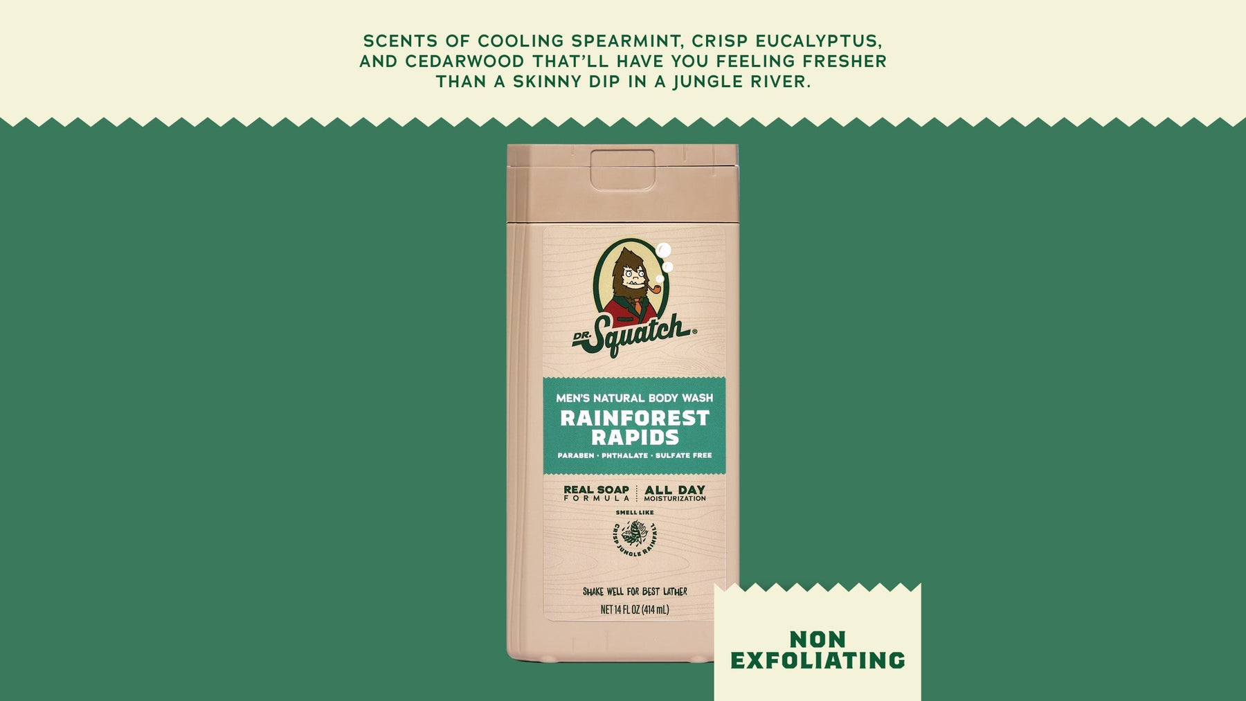 14 oz Rainforest Rapids Body Wash - Fresh Notes