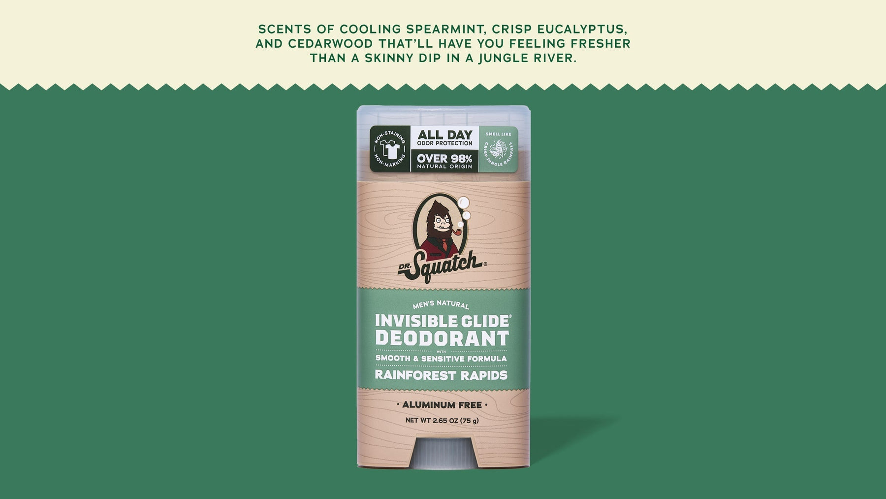 Rainforest Rapids Invisible Glide Deodorant - Fresh Notes
