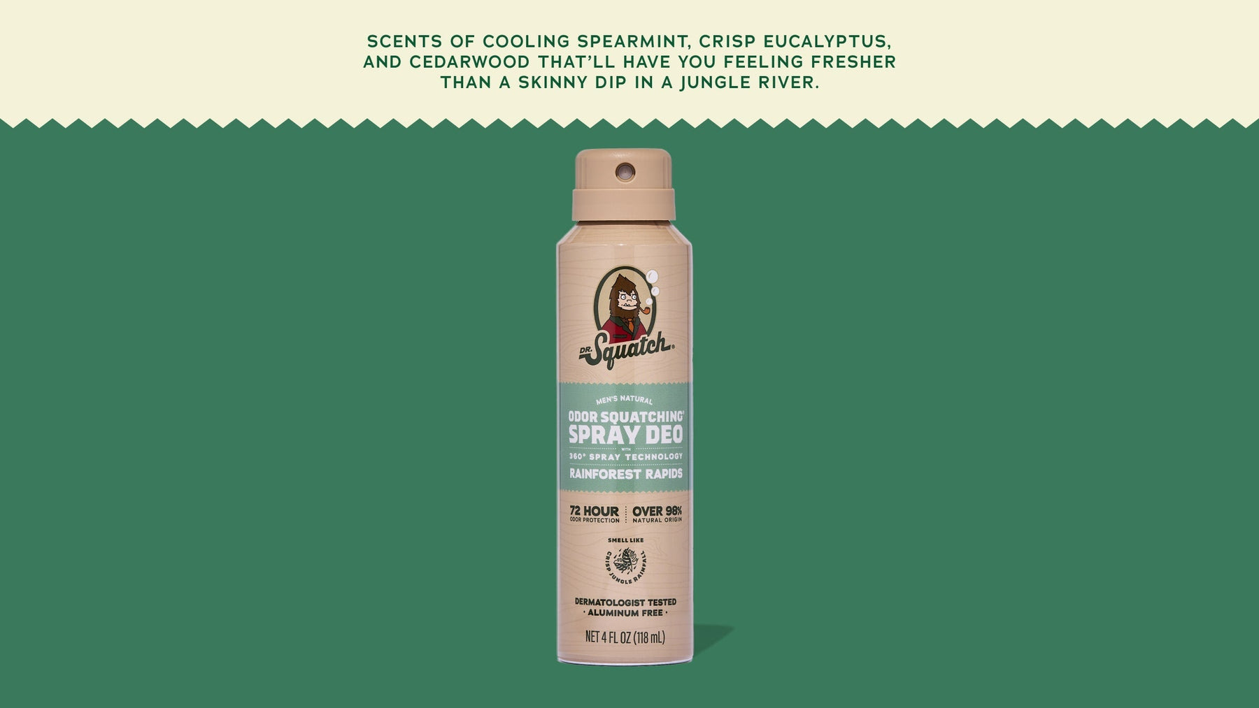 Rainforest Rapids Spray Deodorant - Bright Scent