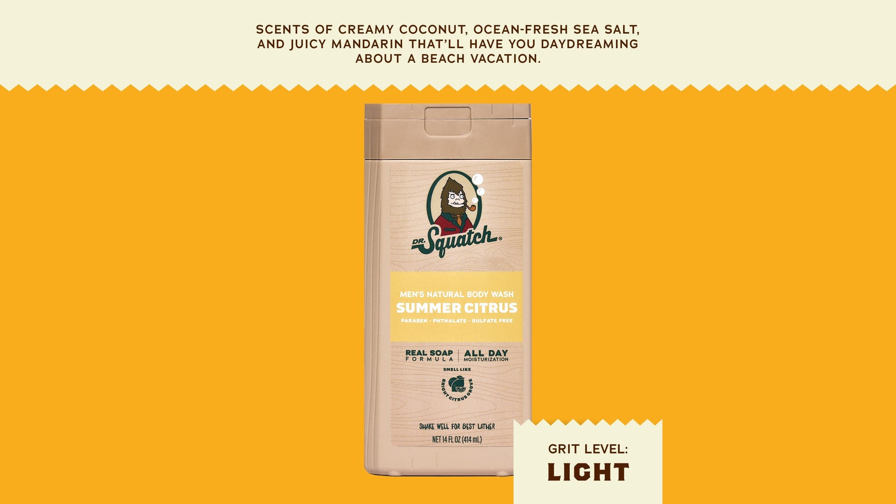14 oz Summer Citrus Body Wash - Bright Scent