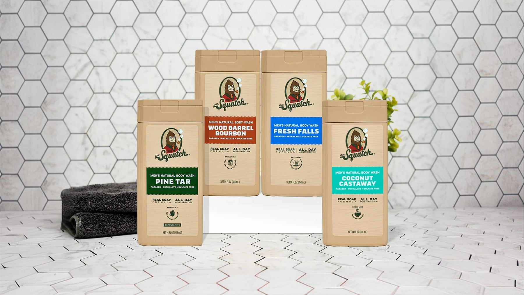 Body Wash 4-Pack - Daily Set