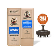 Dr. Squatch Hair Care Kit + Free Scalp Scrubber | Full & Thick Shampoo | Moisturizing Conditioner | Natural Products for Men - Travel Edit