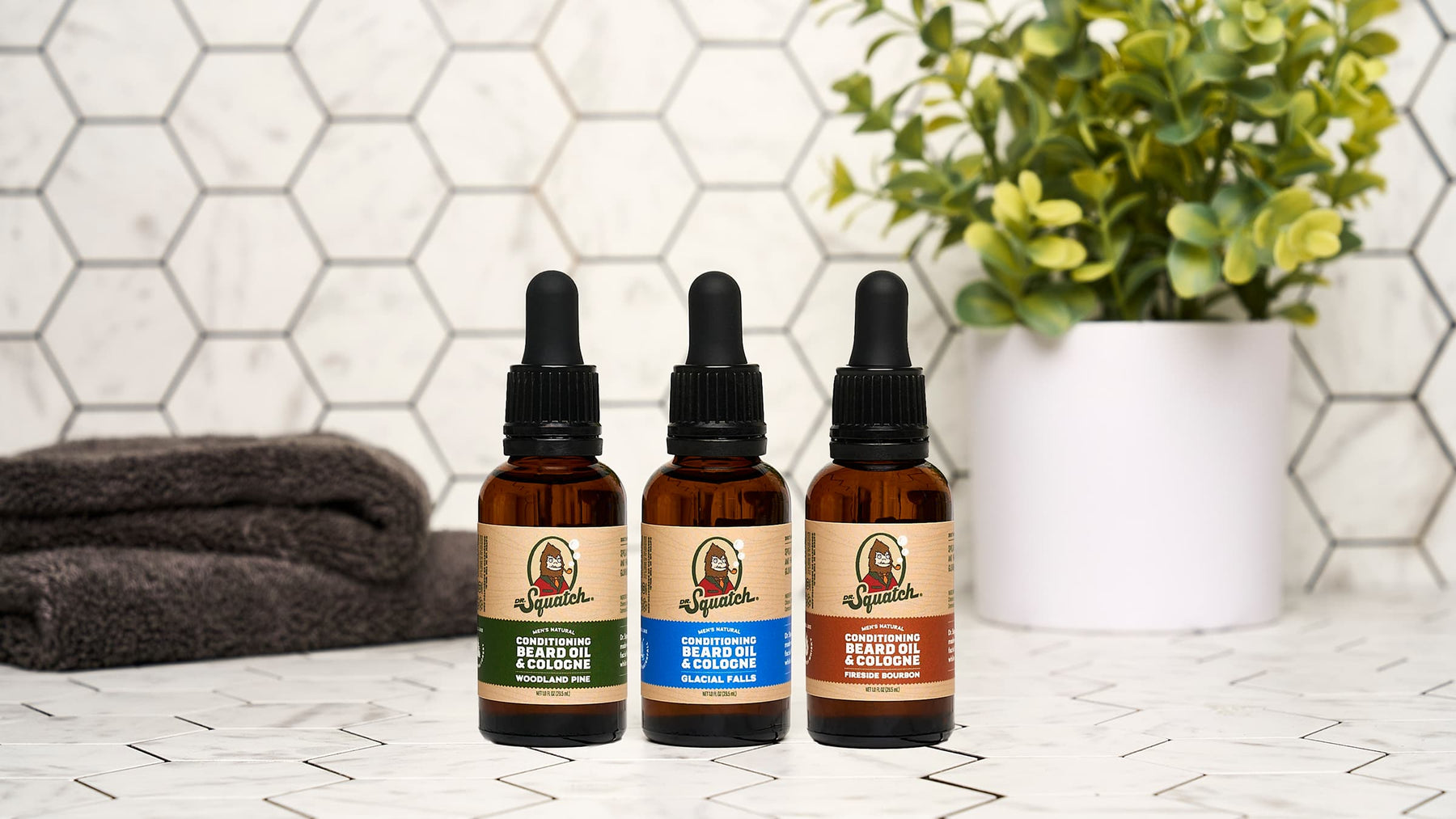 Conditioning Beard Oil & Cologne Fireside Bourbon - Daily Scent