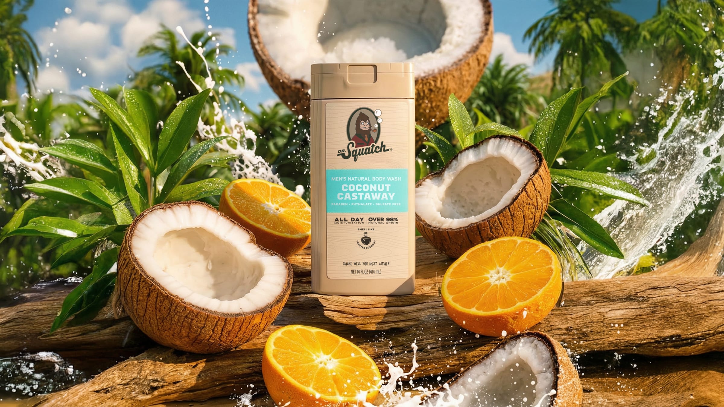 14 oz Coconut Castaway Body Wash - Modern Blend