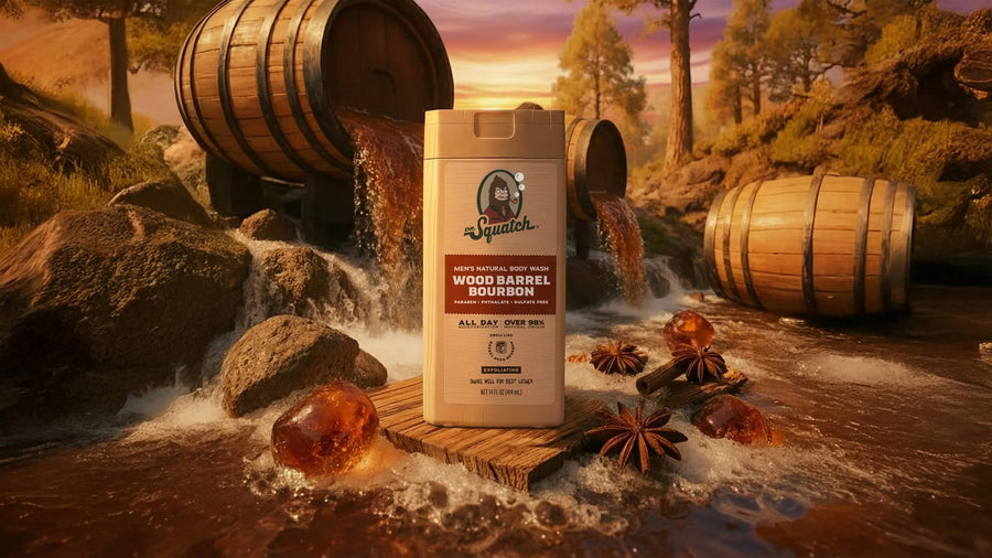 14 oz Wood Barrel Bourbon Body Wash - Warm Blend