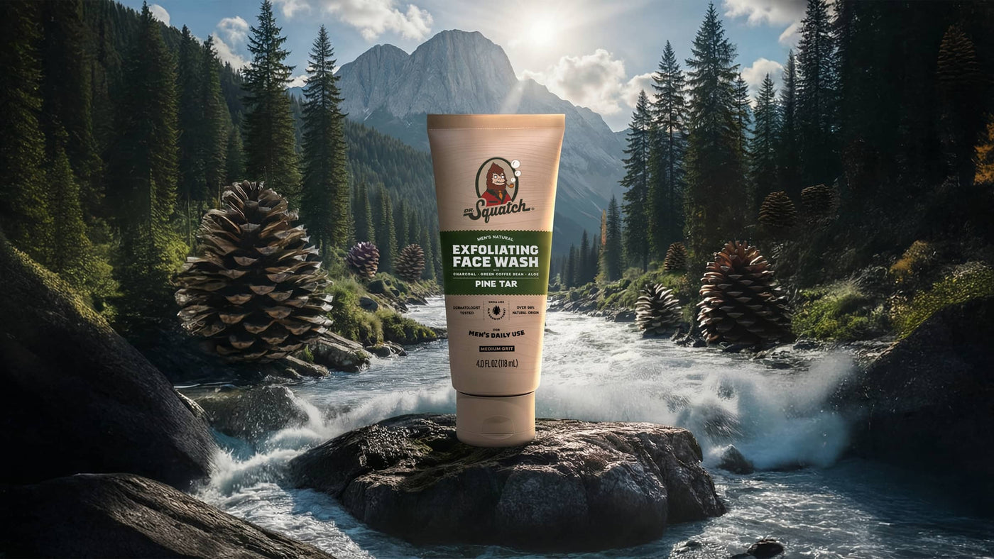 Pine Tar Exfoliating Face Wash - Easy Spritz