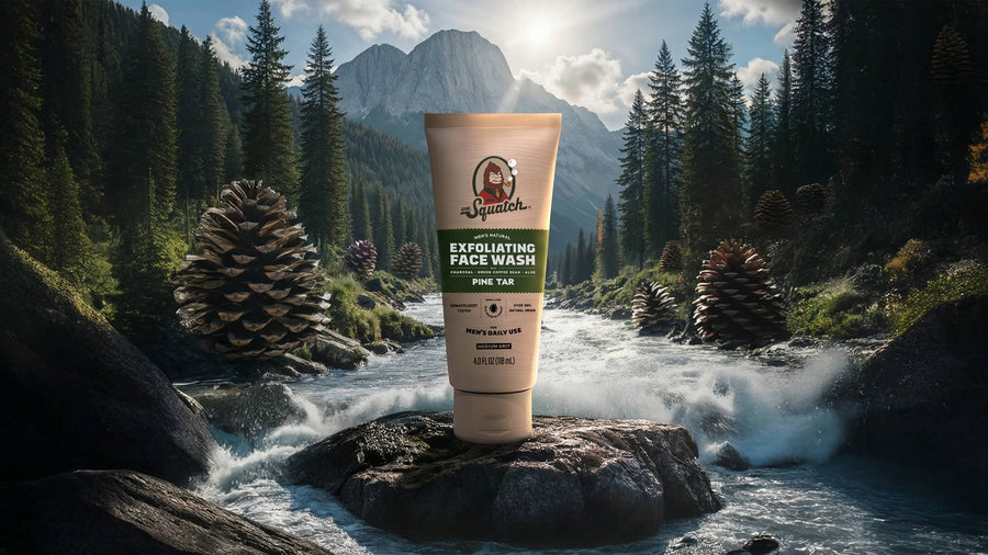Pine Tar Exfoliating Face Wash - Easy Spritz