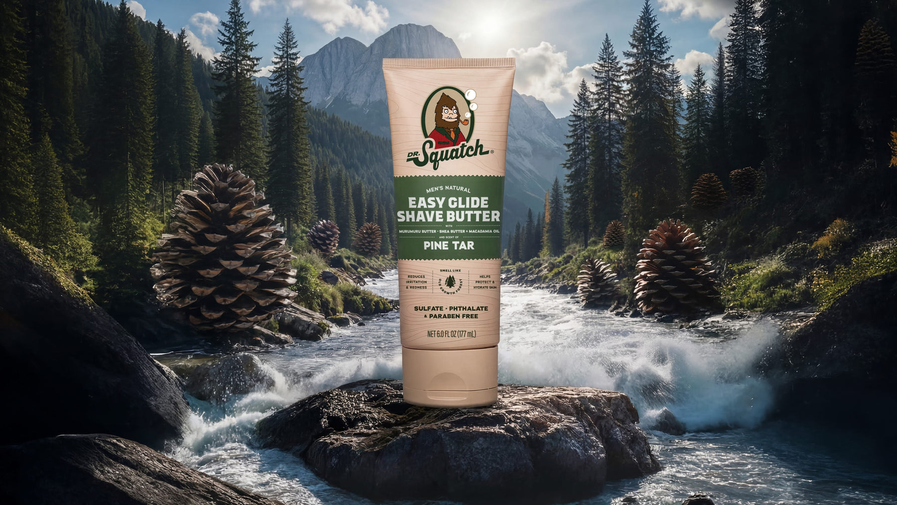 Easy Glide Shave Butter Pine Tar - Easy Set