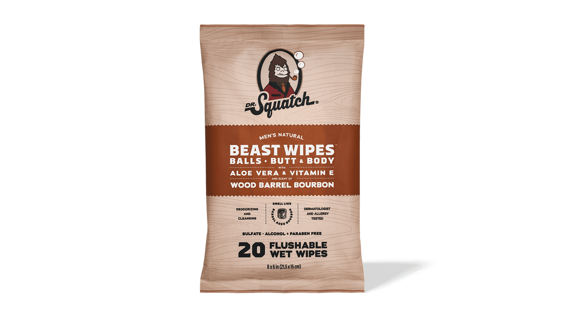 Wood Barrel Bourbon Wipes - Daily Fresh