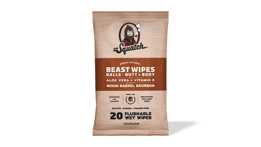 Wood Barrel Bourbon Wipes - Daily Fresh