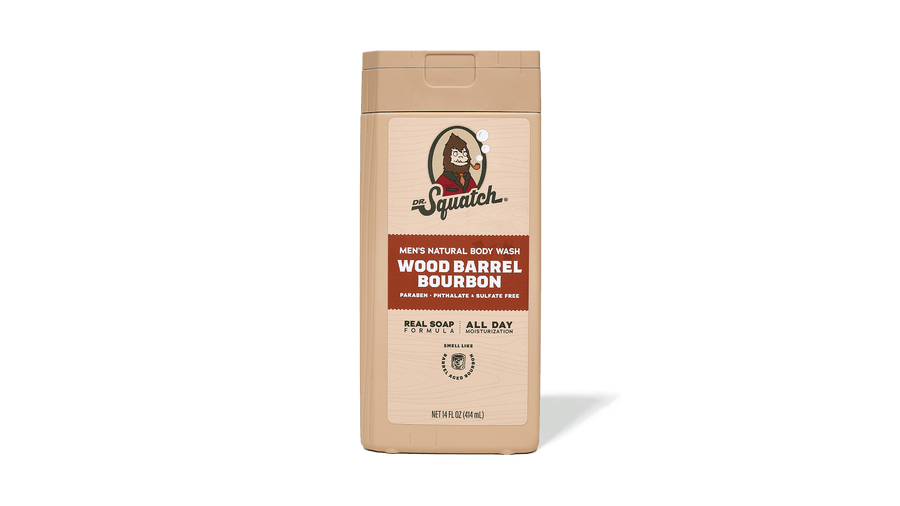 14 oz Wood Barrel Bourbon Body Wash - Warm Blend